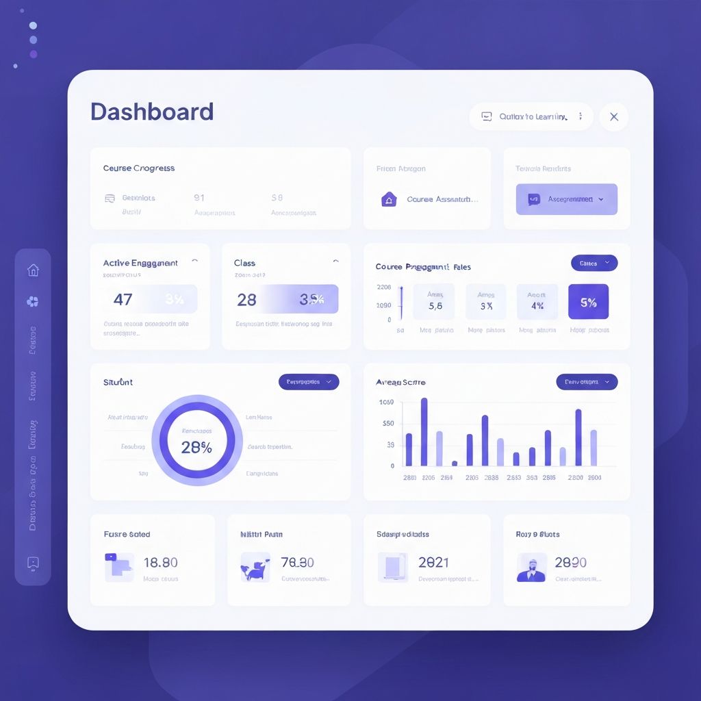 Education platform dashboard